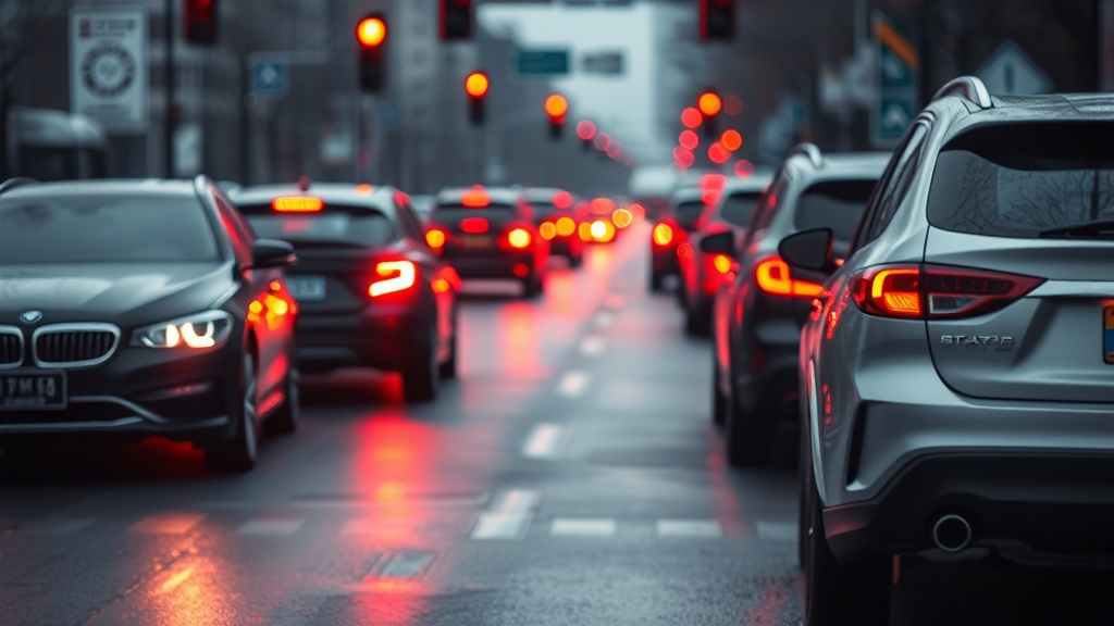 일반 도로, 신호위반 과태료는? (realistic 스타일)