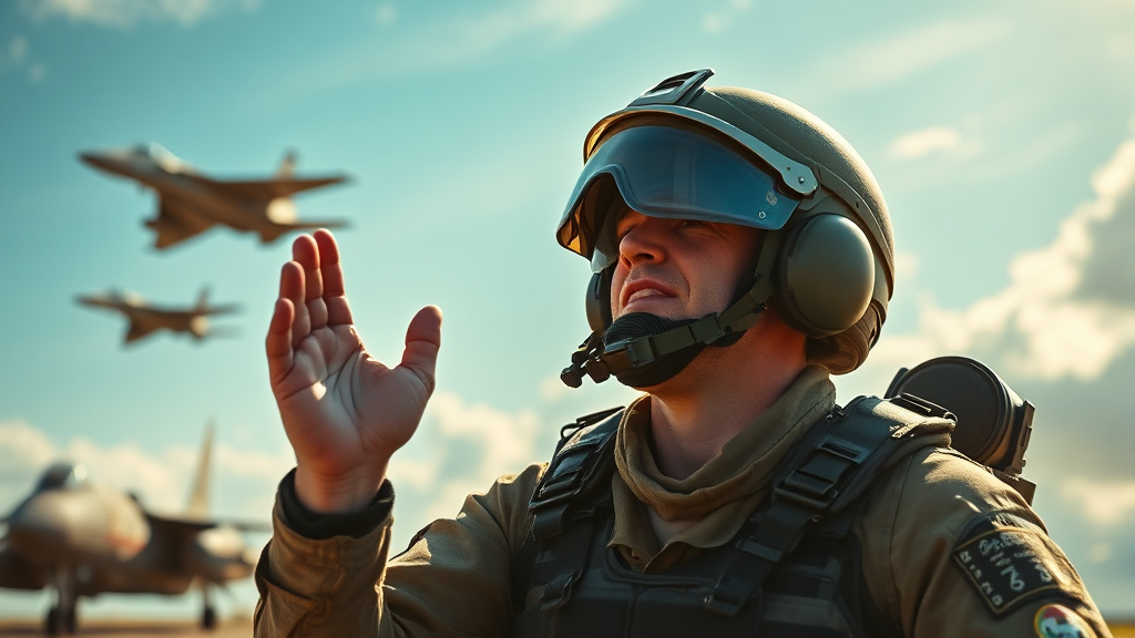 방산 기업 수주 현황 (realistic 스타일)