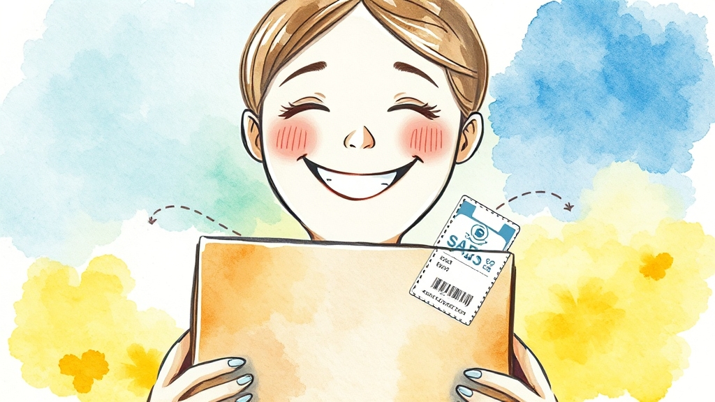 결론: 합리적인 선택, CU 반값택배 (watercolor 스타일)