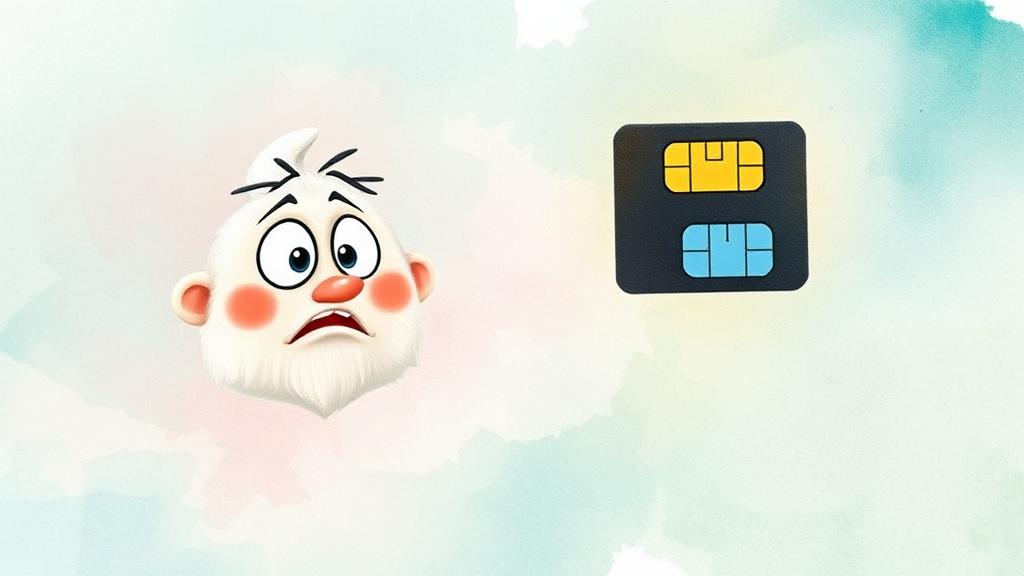 네트워크 등록 실패? 이렇게 해결! (watercolor 스타일)