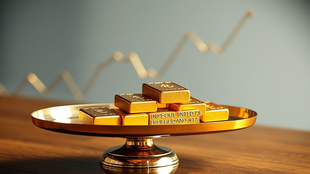 현명한 금 구매 및 판매 전략 (realistic 스타일)