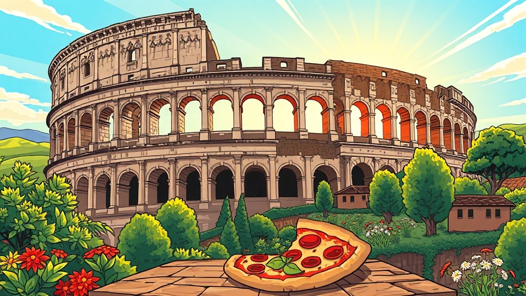 이탈리아, 무엇을 기대할까? (cartoon 스타일)