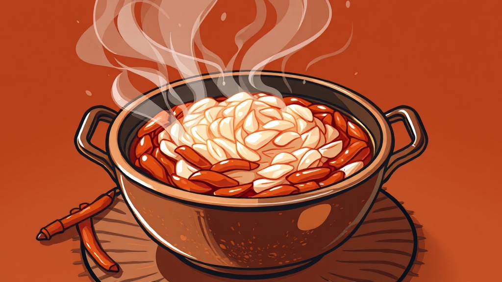 찹쌀풀 초간단 레시피 (illustration 스타일)