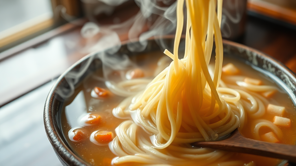 어죽의 맛과 조리법 분석 (realistic 스타일)