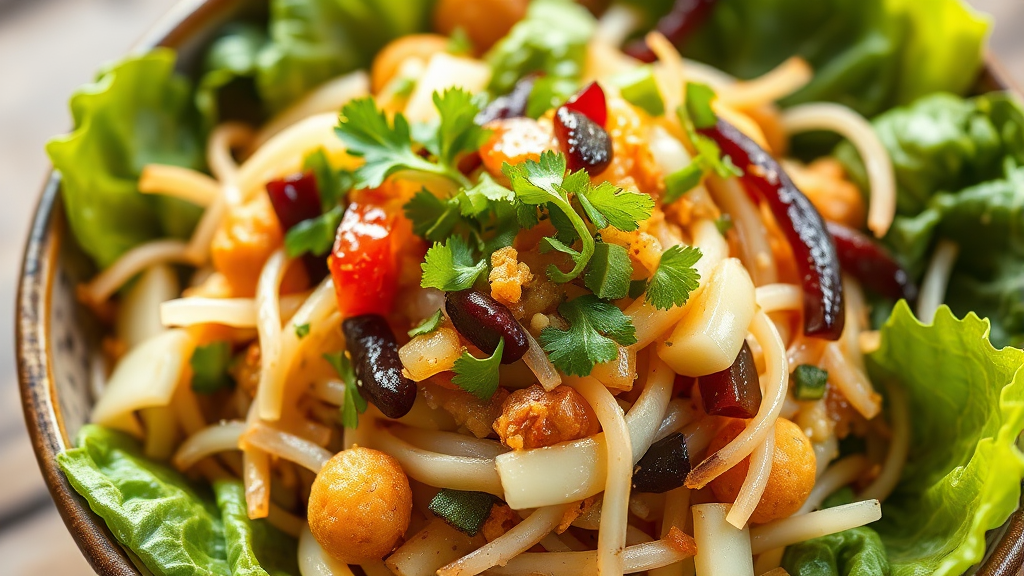 봄동 비빔밥, 더욱 건강하게 즐기는 꿀팁 (realistic 스타일)