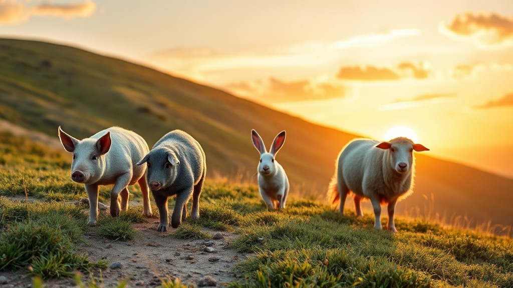 삼재 종류: 들삼재, 눌삼재, 날삼재 (realistic 스타일)