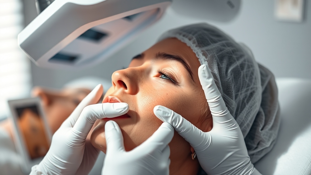 프락셀 시술 과정 상세 안내 (realistic 스타일)