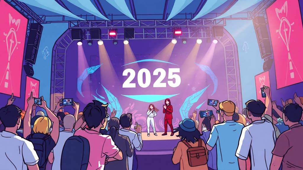 MMA 2025 이벤트 정보 (cartoon 스타일)