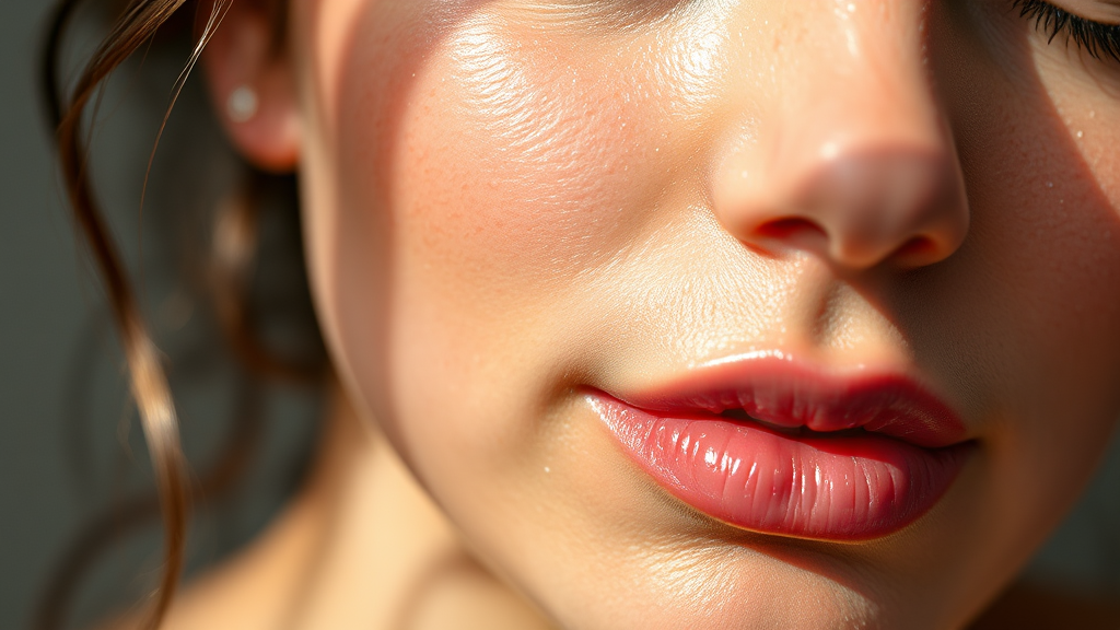 스킨케어 루틴 (realistic 스타일)