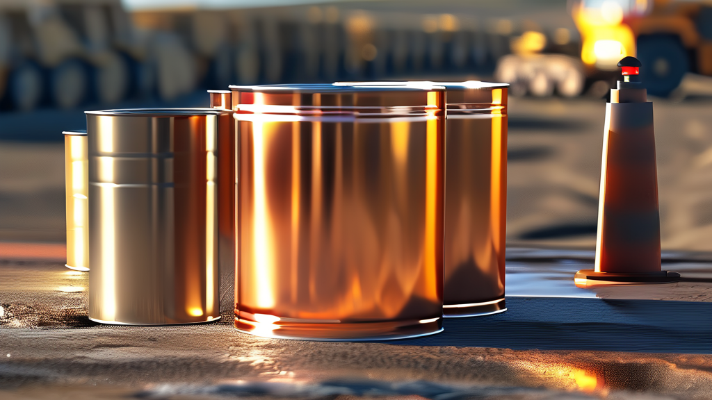 원자재 가격 급등: 제조업 비용 부담 가중 (realistic 스타일)