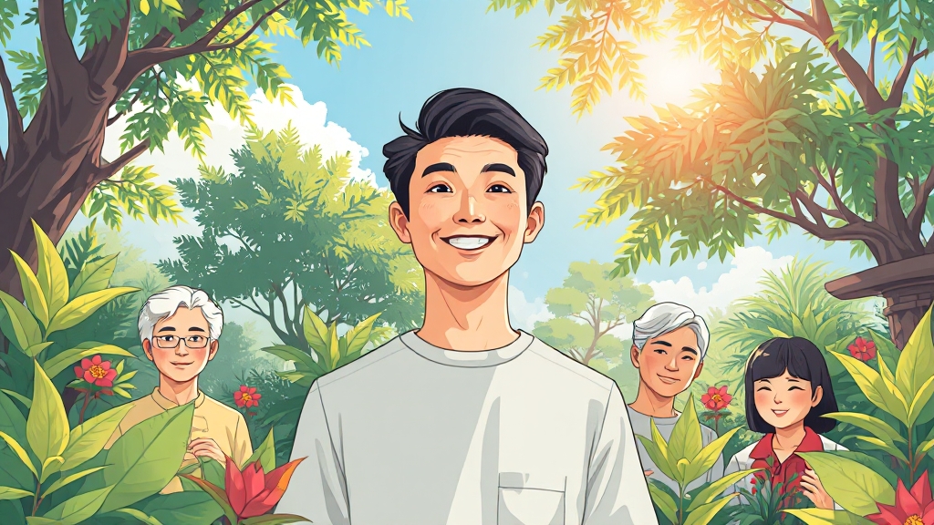 원예치료사, 새로운 시작 (illustration 스타일)