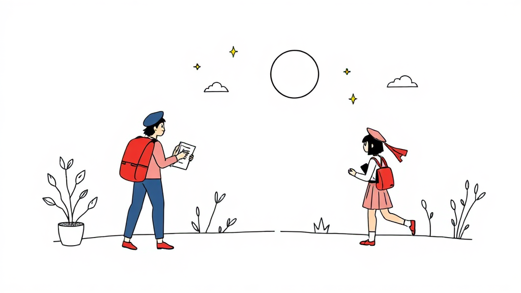 간편하게 신청하는 방법 (illustration 스타일)