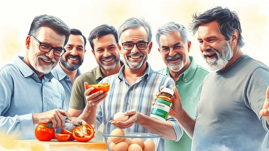 종합 건강 관리 전략 (watercolor 스타일)