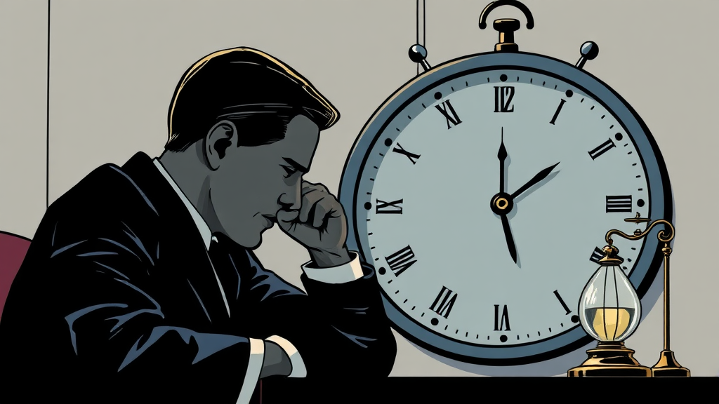 내용증명 발송 후 무응답 시 대처 (illustration 스타일)