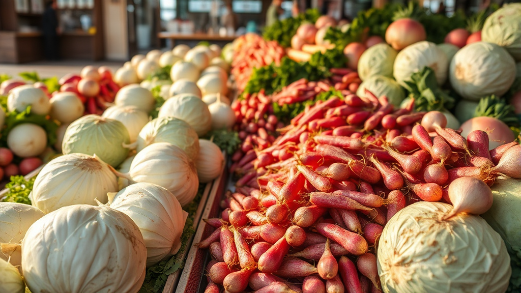 최적의 김장 시기 선택 가이드 (realistic 스타일)