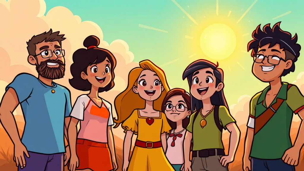 솔로지옥5 출연진의 새로운 시작과 앞으로의 행보 (cartoon 스타일)