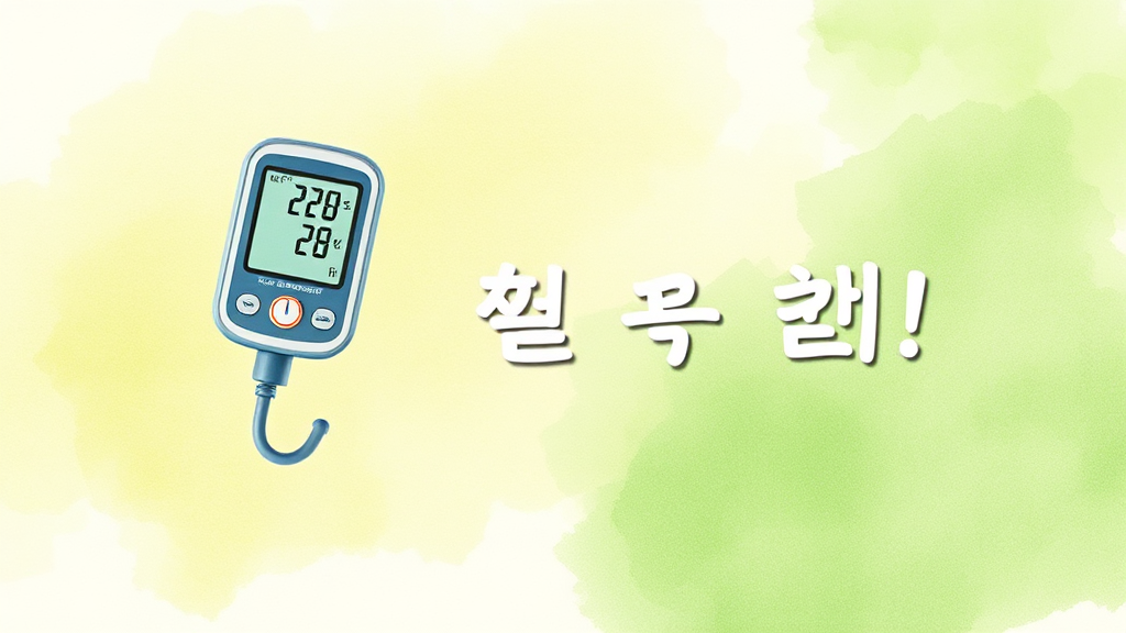 건강 목표 설정이 중요 (watercolor 스타일)