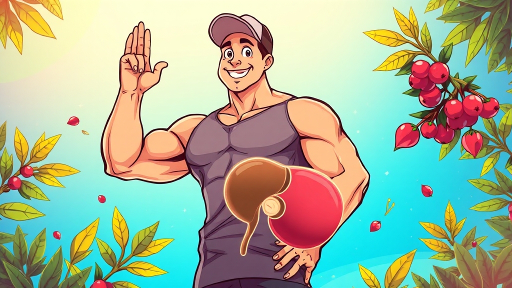 쏘팔메토 & 옥타코사놀, 시너지 효과 (cartoon 스타일)
