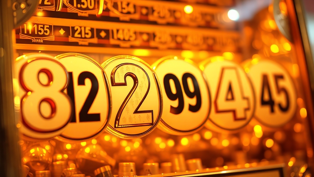 1196회 로또 당첨 번호 분석 (realistic 스타일)