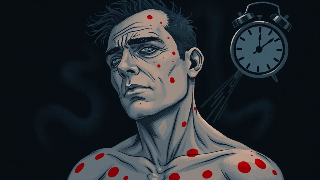 증상과 위험성 (illustration 스타일)