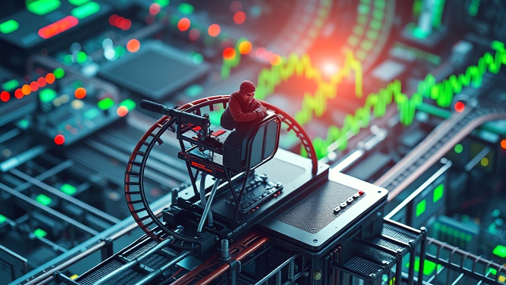 주가 변동 요인 분석 (realistic 스타일)