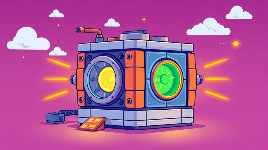 AI 시대 전력난 해법, SMR 특별법 통과와 미래 전망 4 SMR 기술의 핵심: 작고 안전한 원자력 발전의 미래 (cartoon 스타일)