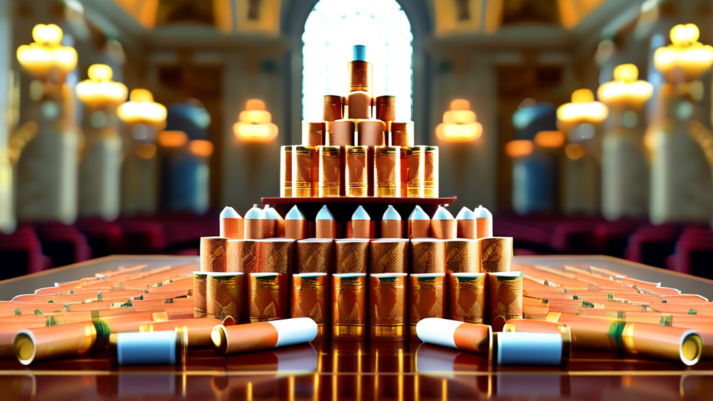 담배 가격 구성: 세금과 건강증진부담금의 진실 (realistic 스타일)