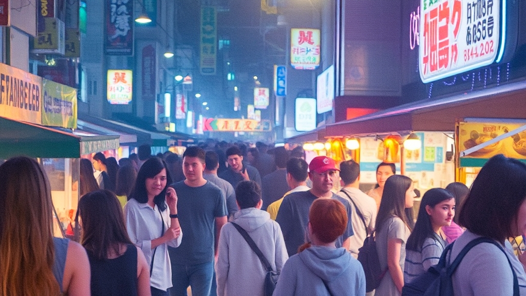 축제 현장 분위기 (watercolor 스타일)