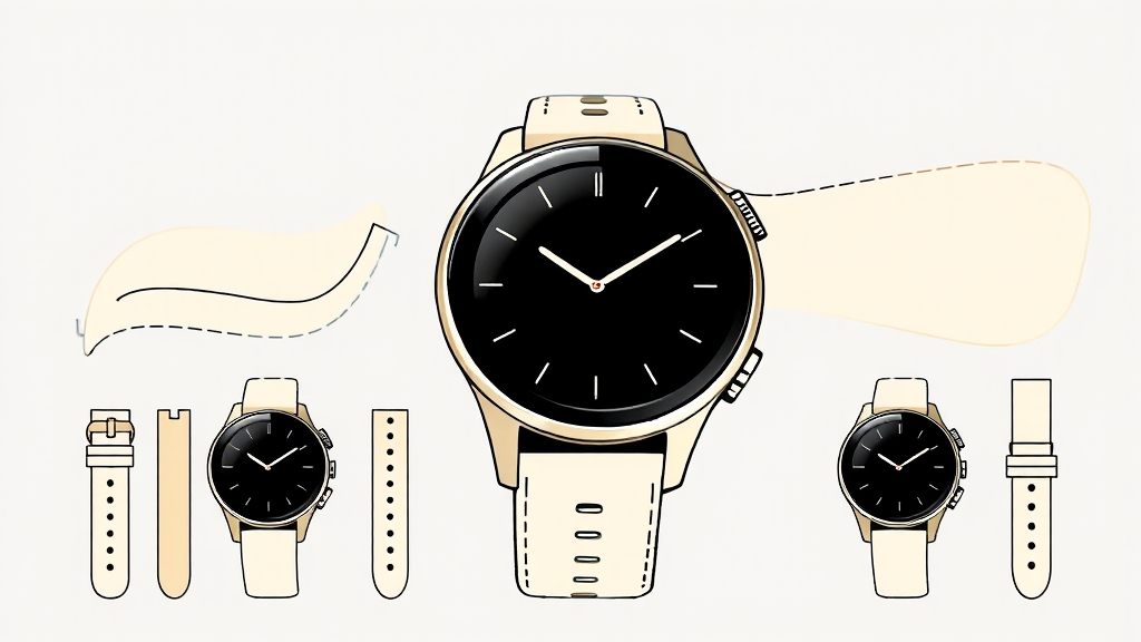 워치7 크림: 구매 가이드 (illustration 스타일)