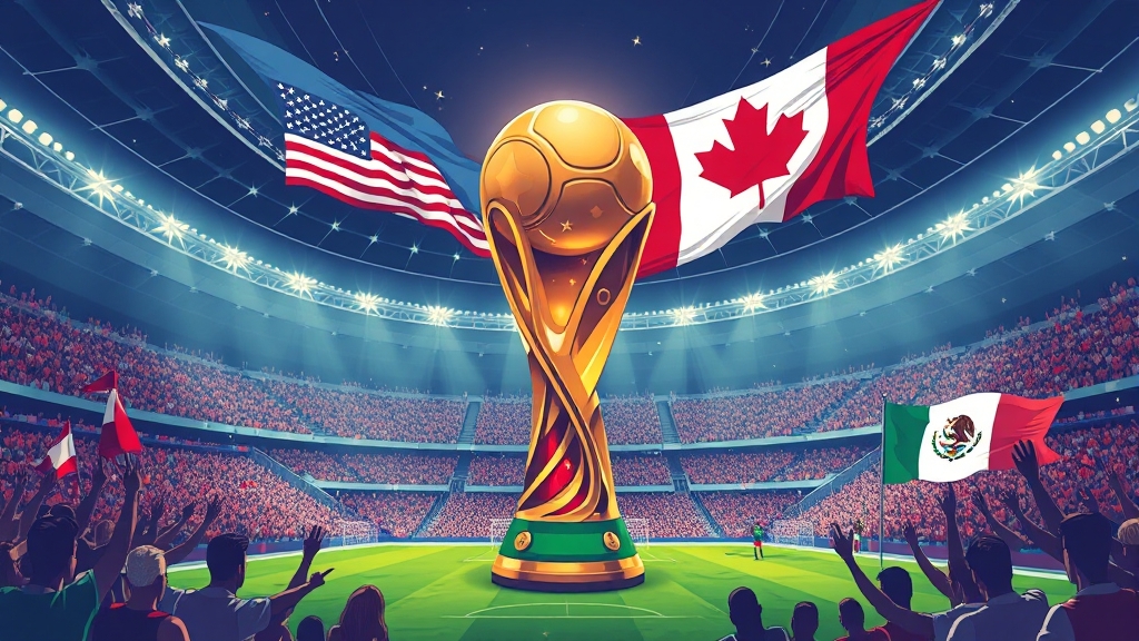 2026 월드컵 개요 (illustration 스타일)