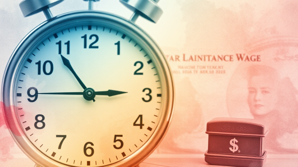 주휴수당 지급 조건 및 계산 (watercolor 스타일)