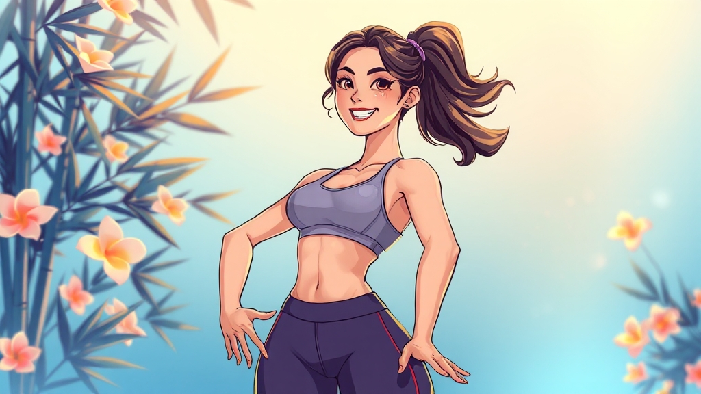 원자현 프로필 (cartoon 스타일)