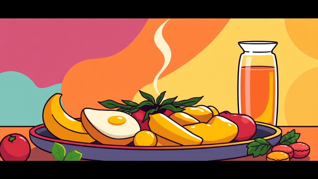 비타민 D, 언제 먹어야 흡수율이 최고일까? (illustration 스타일)