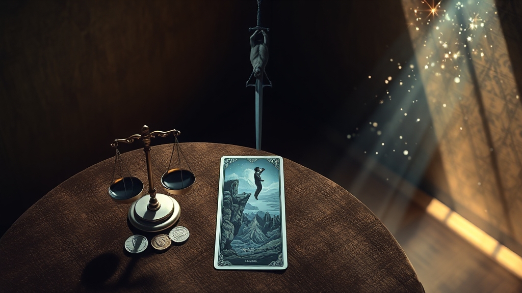 타로 카드: 숨겨진 메시지 (realistic 스타일)