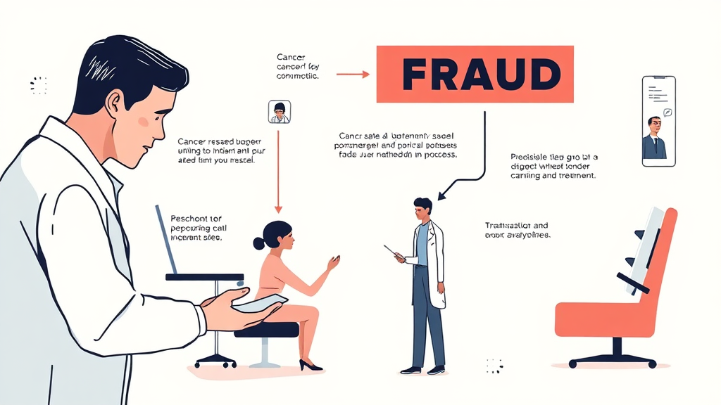 보험 사기 범죄의 다양한 수법 분석 (illustration 스타일)