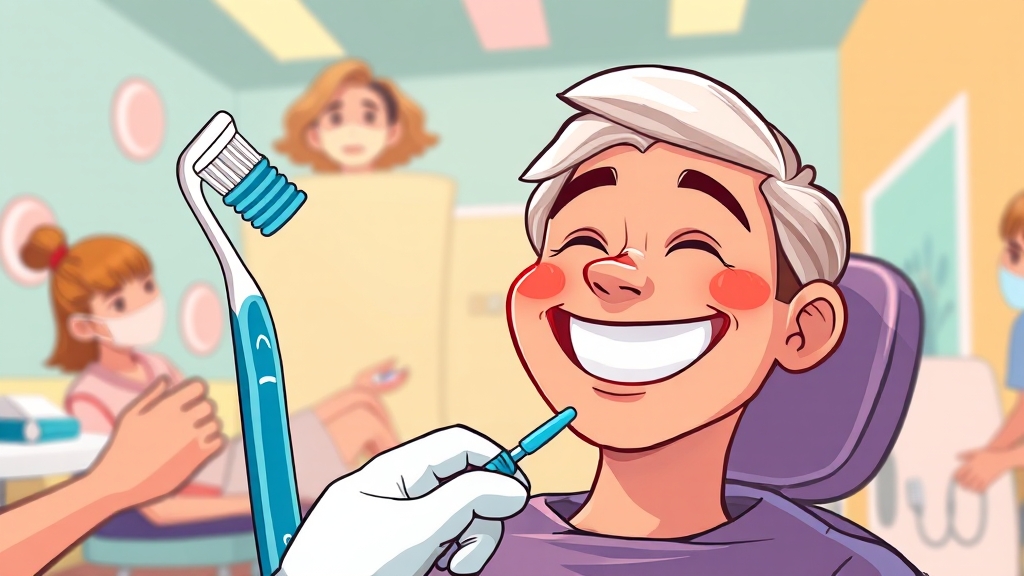 치은염 치료, 어떻게 할까요? (cartoon 스타일)