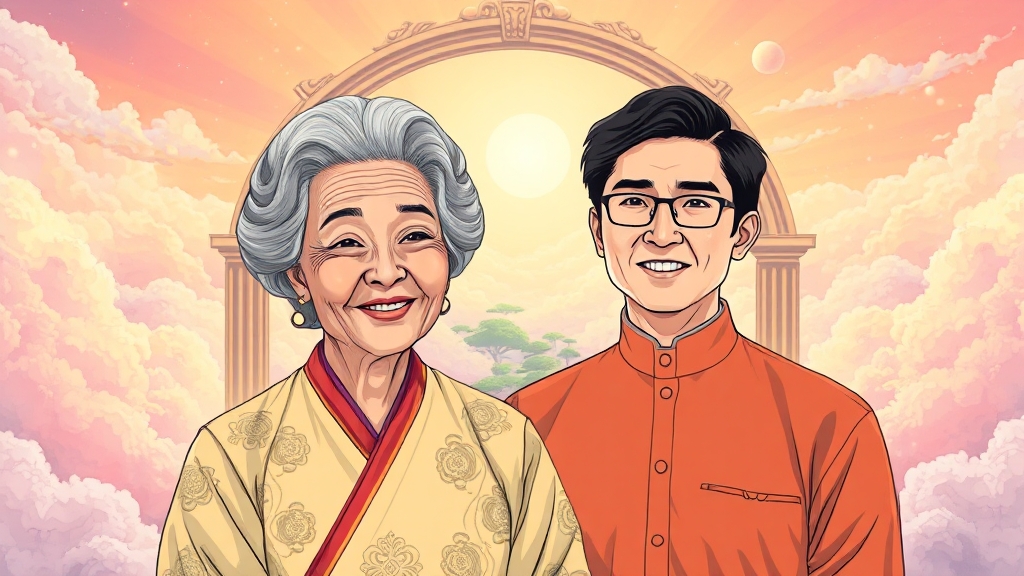 주요 등장인물 소개 (illustration 스타일)