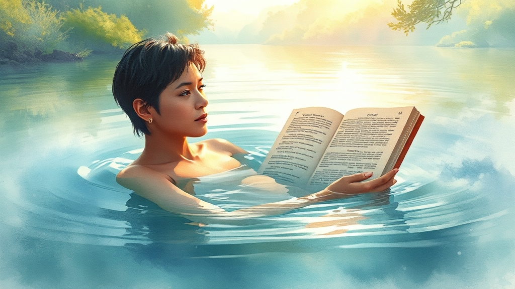 다양한 물 꿈 사례 (watercolor 스타일)