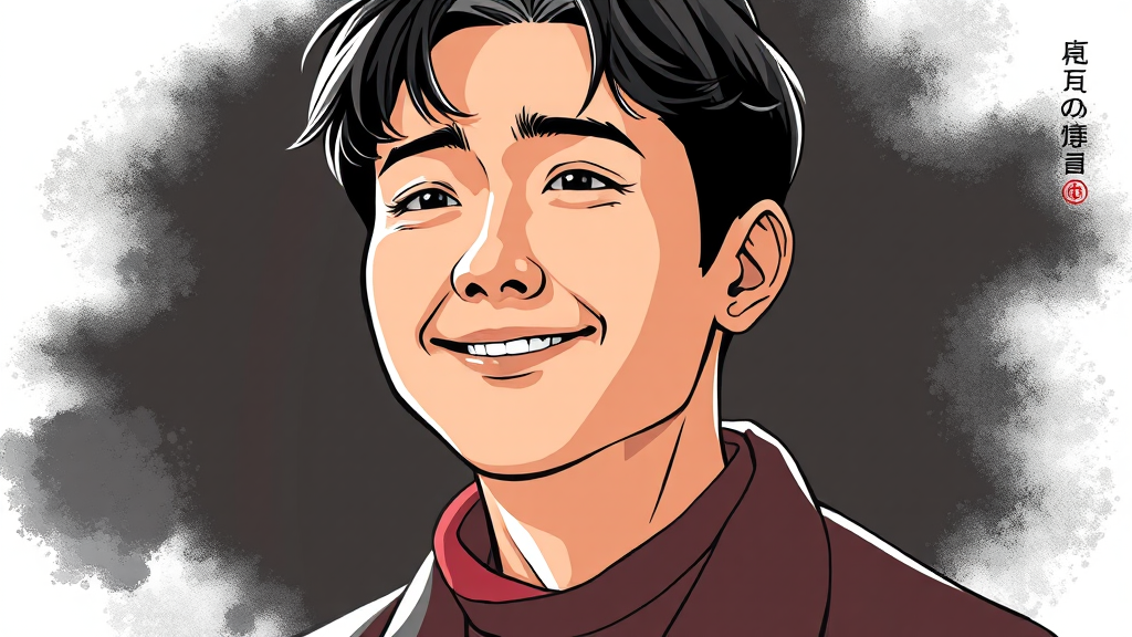 인간 이순재 (illustration 스타일)