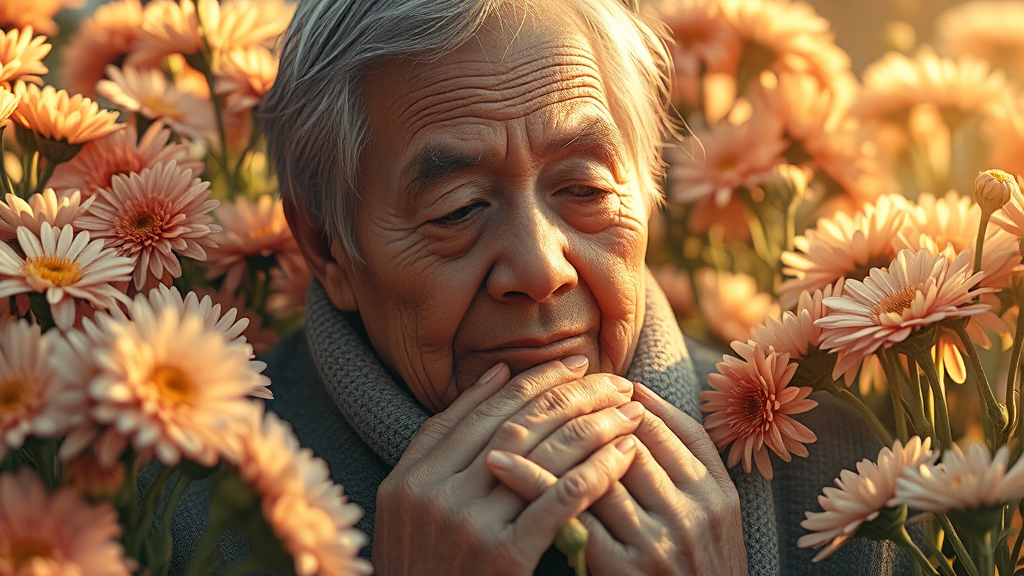 조문 후, 어떤 위로를 건넬까요? (realistic 스타일)