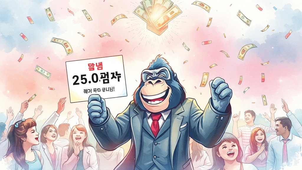 카드고릴라 5월 캐시백 이벤트 (watercolor 스타일)