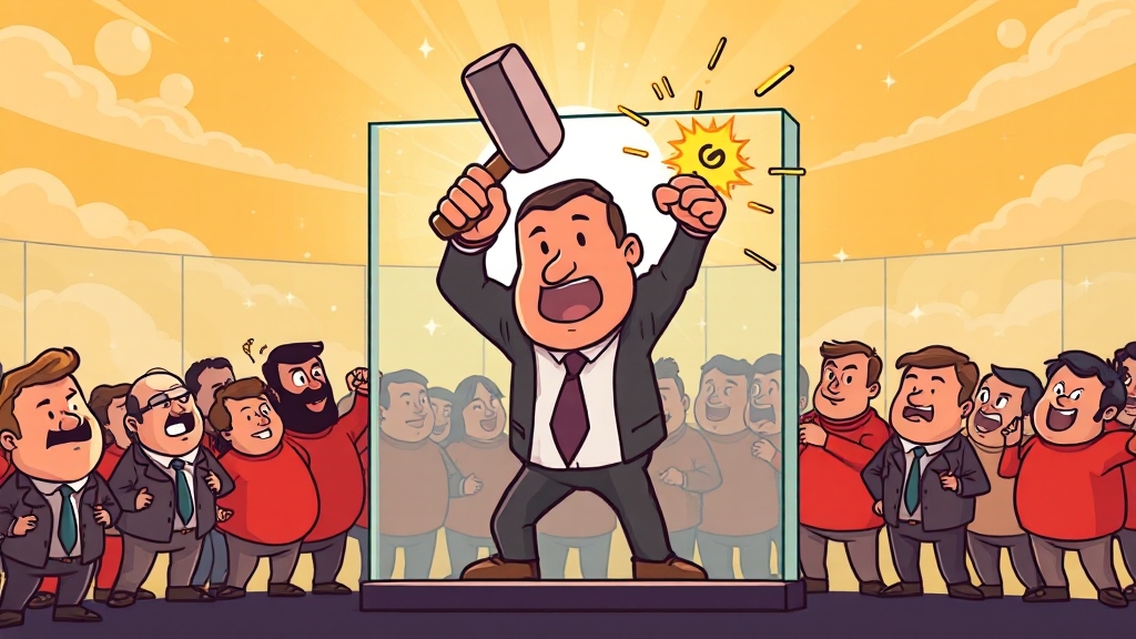 주식 시장, 신뢰가 중요! (cartoon 스타일) (재시도)