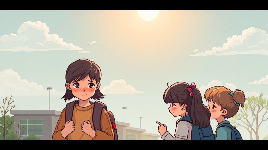 학폭 예방 및 교육의 중요성 (illustration 스타일)