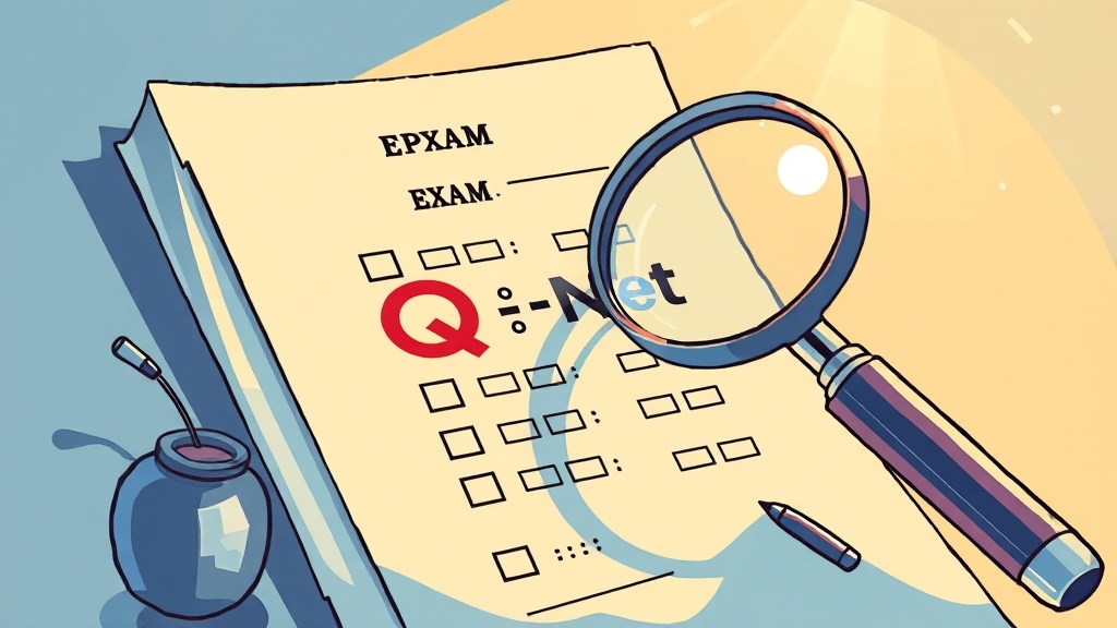 가답안 확인, 어디서 할까요? (illustration 스타일)