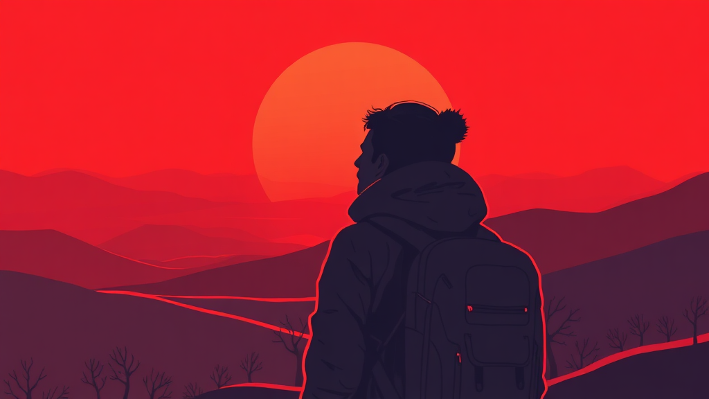 2026년 해돋이 여행 준비물 & 꿀팁 (illustration 스타일)