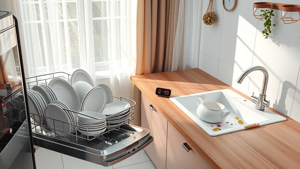 세척력은 기본, 건조 성능이 중요! (realistic 스타일)