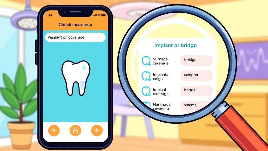 치아보험 조회 및 활용 팁 (cartoon 스타일)