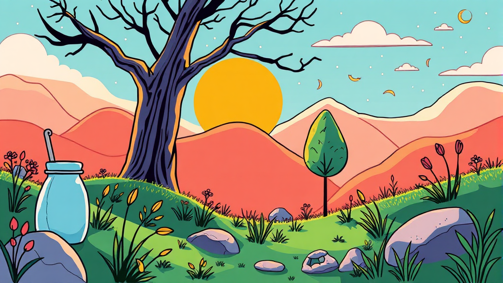 친환경 소재 협력 (cartoon 스타일)