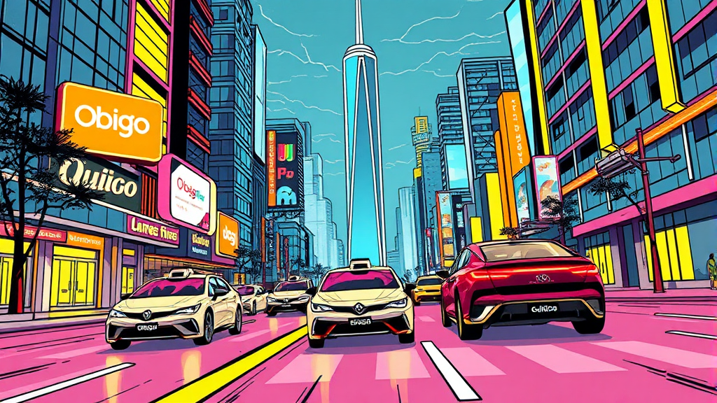 오비고 주가 폭등, 왜? (illustration 스타일)