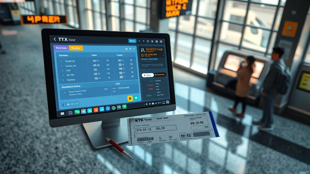예매 채널 및 방법 (realistic 스타일)